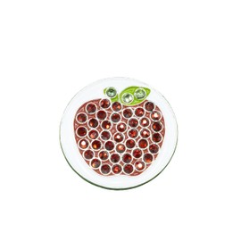 Apple Golf Ball Marker Hat Clip – Premium Golf Marker for Putting Green | Colored Golf Ball Marker for Men & Women – Ballmarker Golf Gift for Alignment & Style, 1" Wide