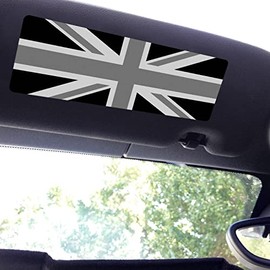 Large - Black Jack - Visor Sticker Set of 2 for Mini Cooper