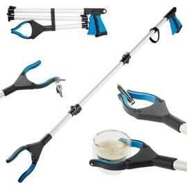 Jmlxiaoya Upgraded 43 Inch Grabber Reacher Tool, Grabbers for Seniors, Extra Long Reacher Grabber Pickup Tool, Anti - Slip Wide Jaw, for Trash Pickup & Surgery Recovery