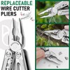 BIBURY Multitools, Multi Tool Foldable Pliers with Upgraded Saw, Large