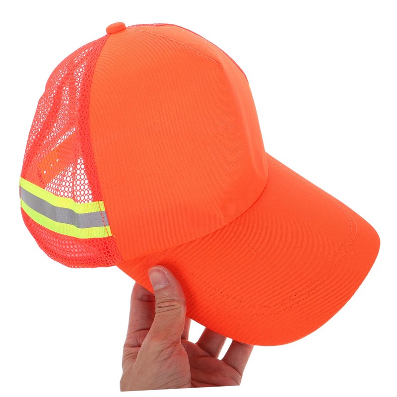 Hohopeti Adjustable Safety Trucker Hat Breathable Protection Cap for Outdoor