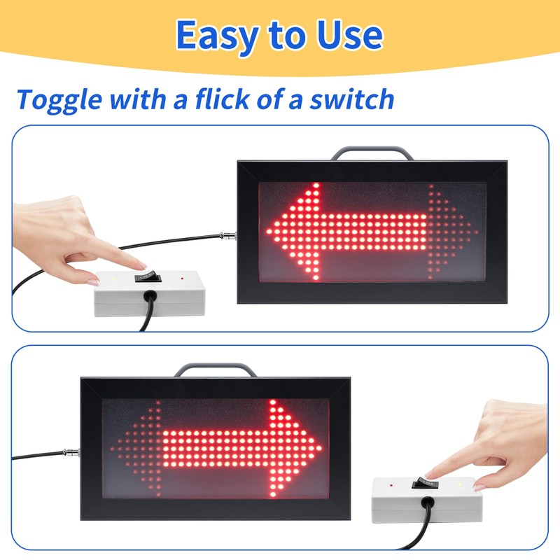 YZ LED Basketball Possession Indicator with Aluminum Frame,Portable Possession Arrow