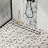 Neodrain 24-Inch Linear Shower Drain with Tile Insert Grate, Matte