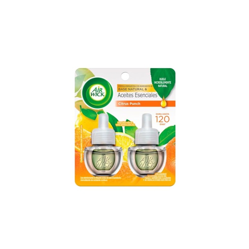 Air Wick 2 Repuestos de Aromatizante de Ambiente Continuo para