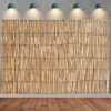Hawaiian Tropical Beach Backdrop 6x4ft Aloha Luau Party Decorations Brown