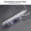Phefop Aquarium Bubble Counter Transparent Corrosion Resistant Glass CO2 Spiral