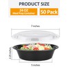 NEEBAKE 50 Sets 24oz Meal Prep Container - Reusable Plastic