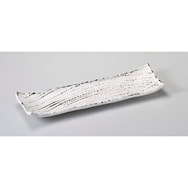 Yamasita Craft 124-9-636 Rust Powder Dried Rectangular Dish Medium