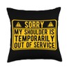 Shoulder Surgery Recovery Shoulder Arthroscopy Survivor Throw Pillow