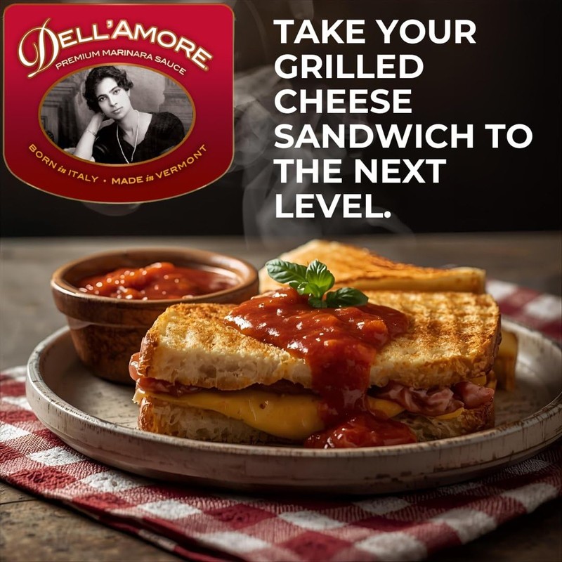 Dell'Amore Premium Marinara Sauce, Homemade Pasta Sauce Low Sodium -