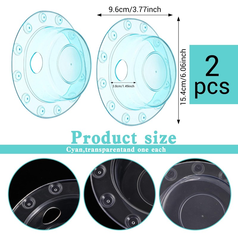 2 Pcs Bathtub Overflow Drain Cover Bathtub Stoppers 6.1 Inch
