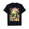 Let Me Be Weird In Peace Cute Goblincore Frog T-Shirt