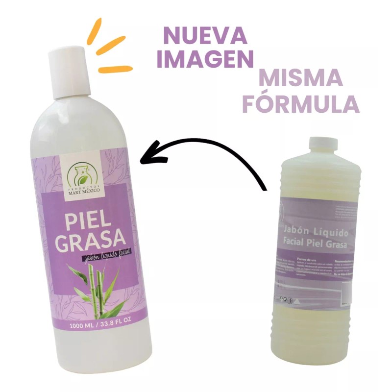 Productos Mart Mexico Jabón Líquido Facial Para Piel Grasa (1