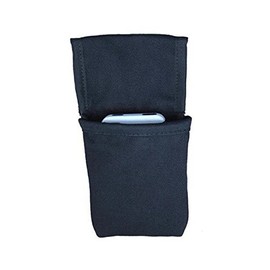 Phone & Small Tools Add-On Bag for Handy Helper Tool Belt - Gardening & Yard Work, Cleaning, Camping, Housekeeping, Car Wash & Detailing, Home Improvement, Classroom, RV, Garage (Black)