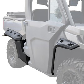 SAUTVS Heavy Duty Extended Front & Rear Fender Flares Kit Mud Flaps Mud Guards for Can-Am Defender HD5 HD7 HD8 HD9 HD10 MAX 2016-2025 Accessories(6pcs, Replace #715006821 715002424 715006822)