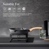 YIIFEEO Non Stick Frying Pan Set with Lids, Granite Skillet