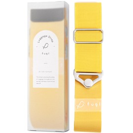 fugl Suitcase Belt, Carrying Case Belt, Suitcase Band, Carrying Case Band, Marker, Overseas Travel, Convenient Goods, Yellow, M