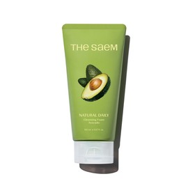 The Saem Natural Daily Cleansing Foam, 4 types of hypoallergenic, soothing and moisturizing foam, choose 1+1 pomegranate / 더샘 내추럴 데일리 클렌징 폼 저자극 진정 촉촉 4종 모음 택 1+1 석류