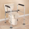 Foldable Toilet Support, Steel Frame
