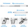 Heavy Duty Drawer Slides with Lock, 32 Inch, 150 lb