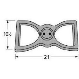 Music City Metals 22202 Cast Iron Burner Head Replacement for Select Broilmaster Gas Grill Models