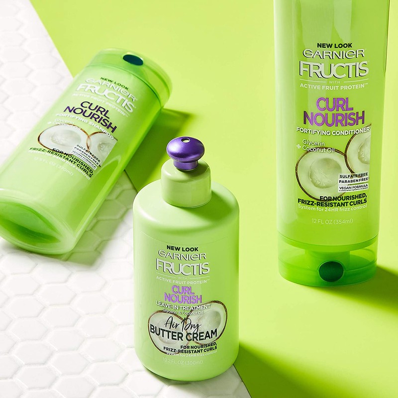 Garnier Hair Care Fructis Triple Nutrition Curl Nourish Moisture Leave-in