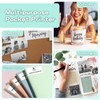 JADENS Mini Sticker Printer-2 Inch Bluetooth Thermal Pocket Printer,Inkless Portable