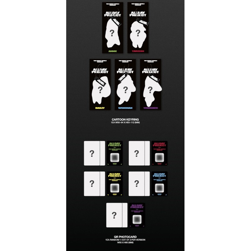 ALLDAY PROJECT FAMOUS Debut Single Album with Tracking Sealed (CARTOON