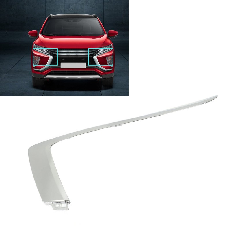 Front Bumper Upper Chrome Trim Stylish Replacement for Mitsubishi Eclipse