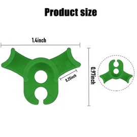 TAXTYHRE Plant Bender, 40 Pieces Plant Training Clips, Low Stress Training Clips, Plant Bender, Plant Trainer for Low Load, Plant Growth Bender, Plant Bender Clips (Red + Green)