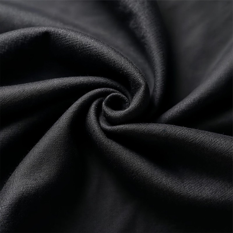 Kaieyres Grand Piano Cover, Velvet Piano Cover Decorative Full black