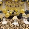 Leopard Party Decorations Cheetah Happy Birthday Banner Cheetah Theme Balloons