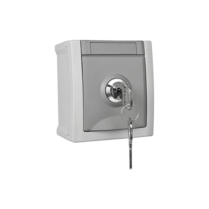 Heitronic Pacific Steckdose abschließb. FR-AP IP54 90591046-DE Schließung Nr. 6,
