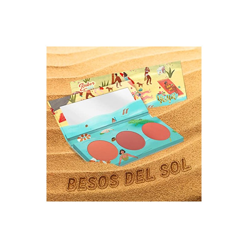 Yuya - Republic Cosmetics Paleta de Rubores Tres Tonos Besos