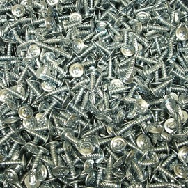 Platonix (1,000) #8 X 3/4" Phillips Mod Truss Self-Piercing Zip Screw Sharp Point Zinc