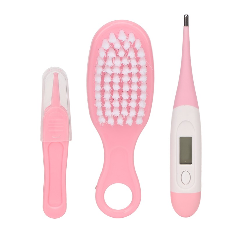 Baby Healthcare Kit Scissors Nail Clippers Tweezers Feeding Spoon Thermometer