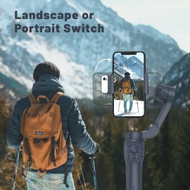 Portable lL7Cpro 3 Axis AI Gimbal Stabilizer for Android & IOS New Foldable Auto Face Tracking Video Recording Devicemodel number: L7Cpro