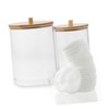 TOVINANNA Cotton Swab Holder Transparent Storage Box with Lid Versatile