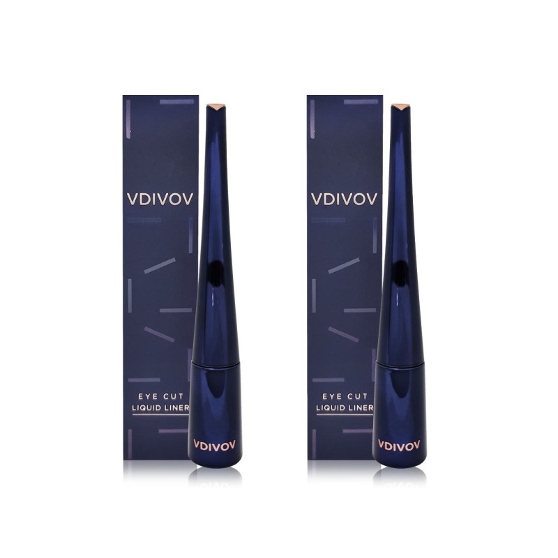 VDIVOV Eye Cut Liquid Liner Black 3.6g x 2 /