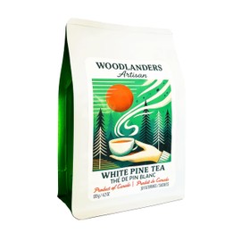 Woodlanders Artisan Canadian Eastern White Pine Needle Tea – Product of Canada – 30 Easy-to-Brew Tea Bags (4g Each | 120g Total) – Naturally Sourced in Ontario, Refreshing Tea