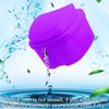 Colorful Denture Bath Case with Brush, Denture Cup Soaking Holder