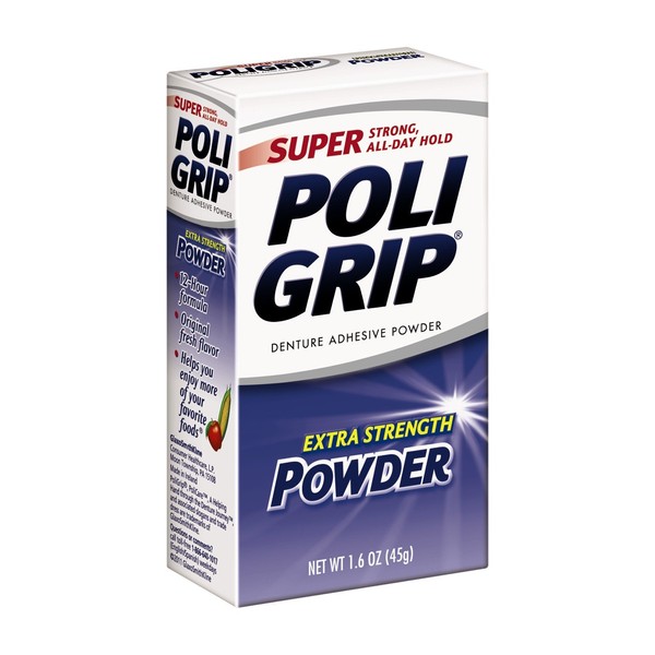 Super Poli-Grip 07801 Denture Powder (Pack of 6)