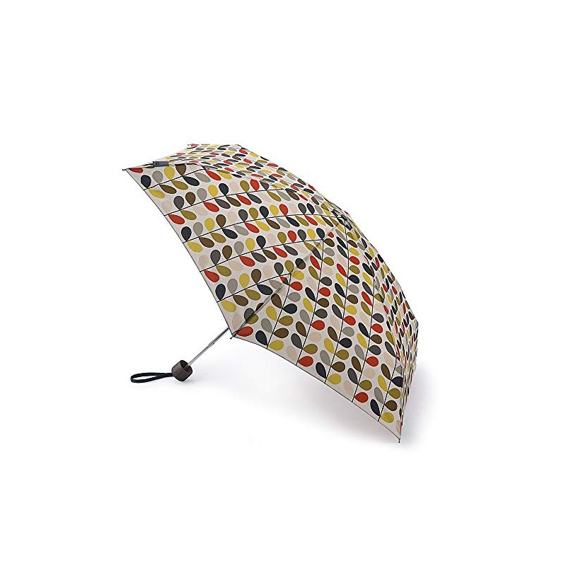 Orla Kiely Multi Geometric Umbrella, 85cm Canopy, Windproof, Adult, Modern