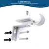 Anndason Heavy Duty Adjustable Curtain Rod Brackets Rod Holders for