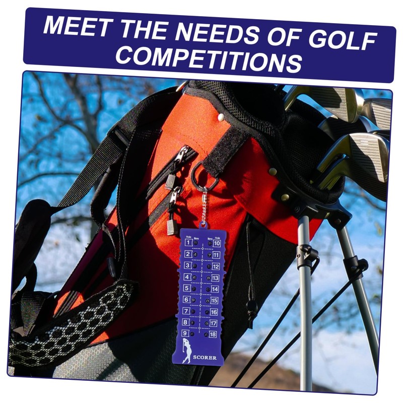 WOONEKY Compact Golf Score Counter Durable Scoreboard Easy to Use