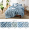 Bedsure King Size Comforter Set - Storm Blue Soft Bedding