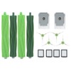 Main Brush Side Brush Filter Dust Bag Kit Replacement Fit