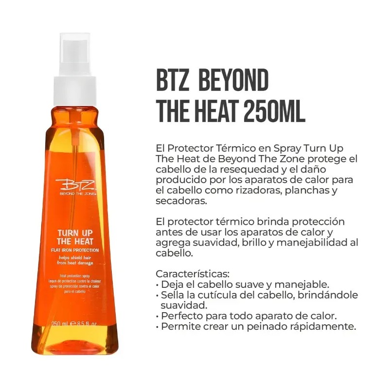 Btz® Pack 3 Piezas Protector Calor Beyond The Zone 250ml