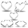 Valentine's Day Heart Cookie Cutter Set - 5 Piece Valentine