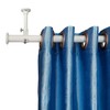 YunNephele Ceiling Curtain Rod 56-108 inch,Adjustable Metal Single Window Curtain